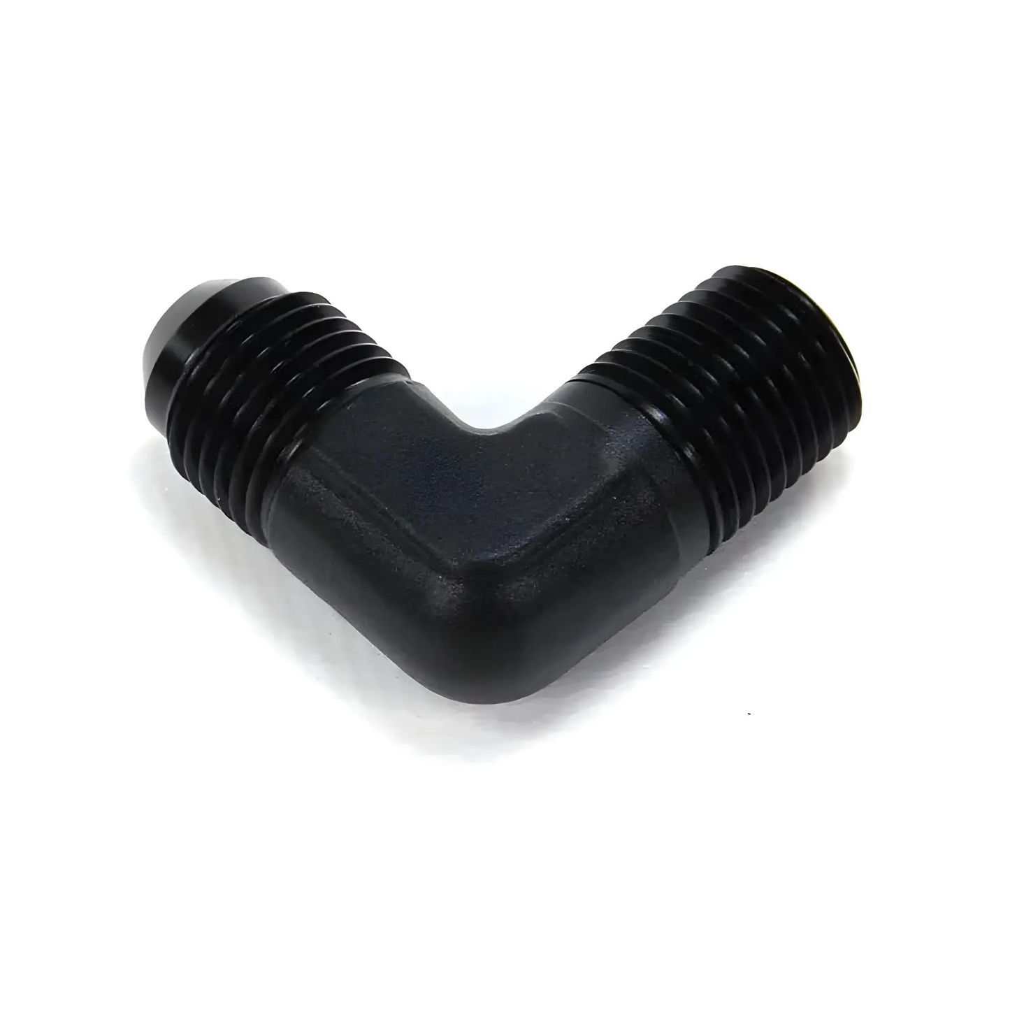 1/4" NPT x 6AN 90° Anodized Black