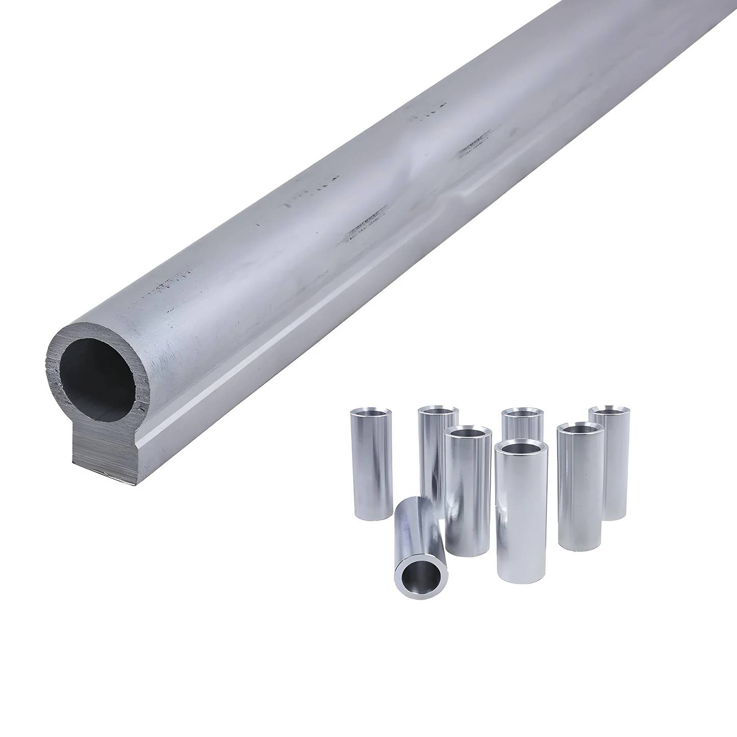 Pro-Mod Manifold EFI Conversion Kit - 31/32" ID Fuel Rail 48" Long & 8 Weld-In Injector Bungs