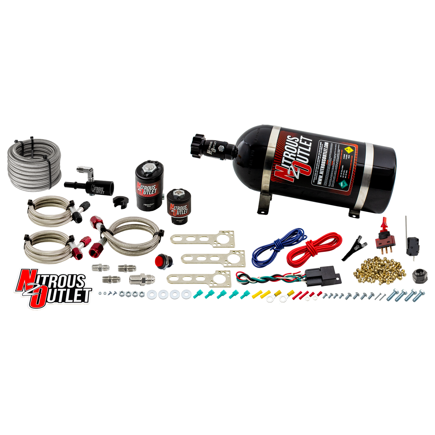 Ford 2011-2018 Mustang/F-150 5.0L Single Nozzle Nitrous System