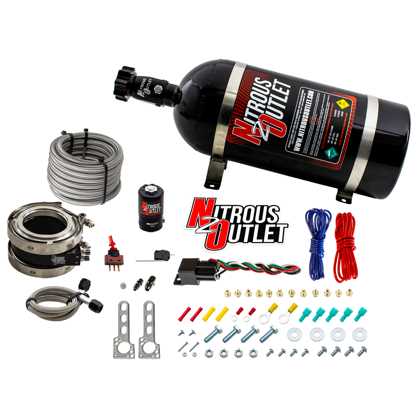 Nitrous Outlet Interspooler 4" Dry Nitrous Plate System