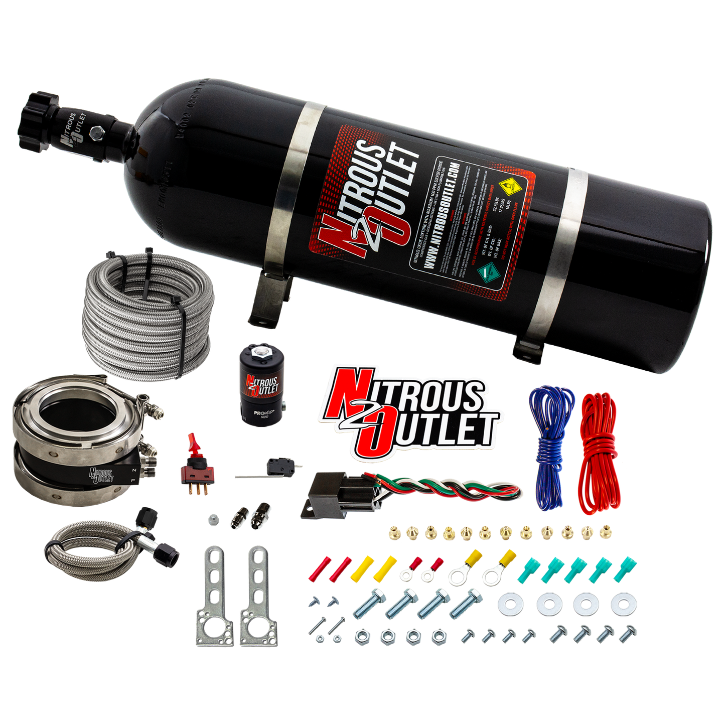 Nitrous Outlet Interspooler 4" Dry Nitrous Plate System