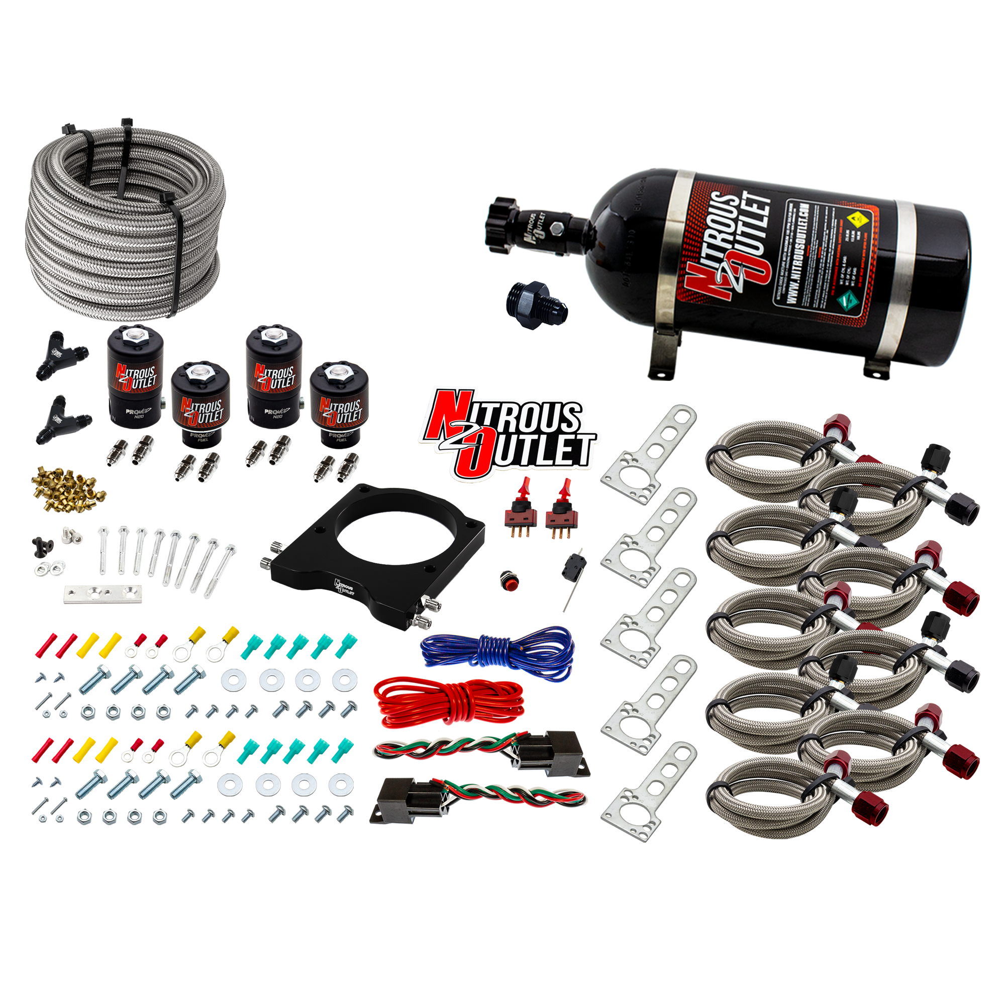 GM 102mm LSX Dual Stage Plate System – Nitrous Outlet