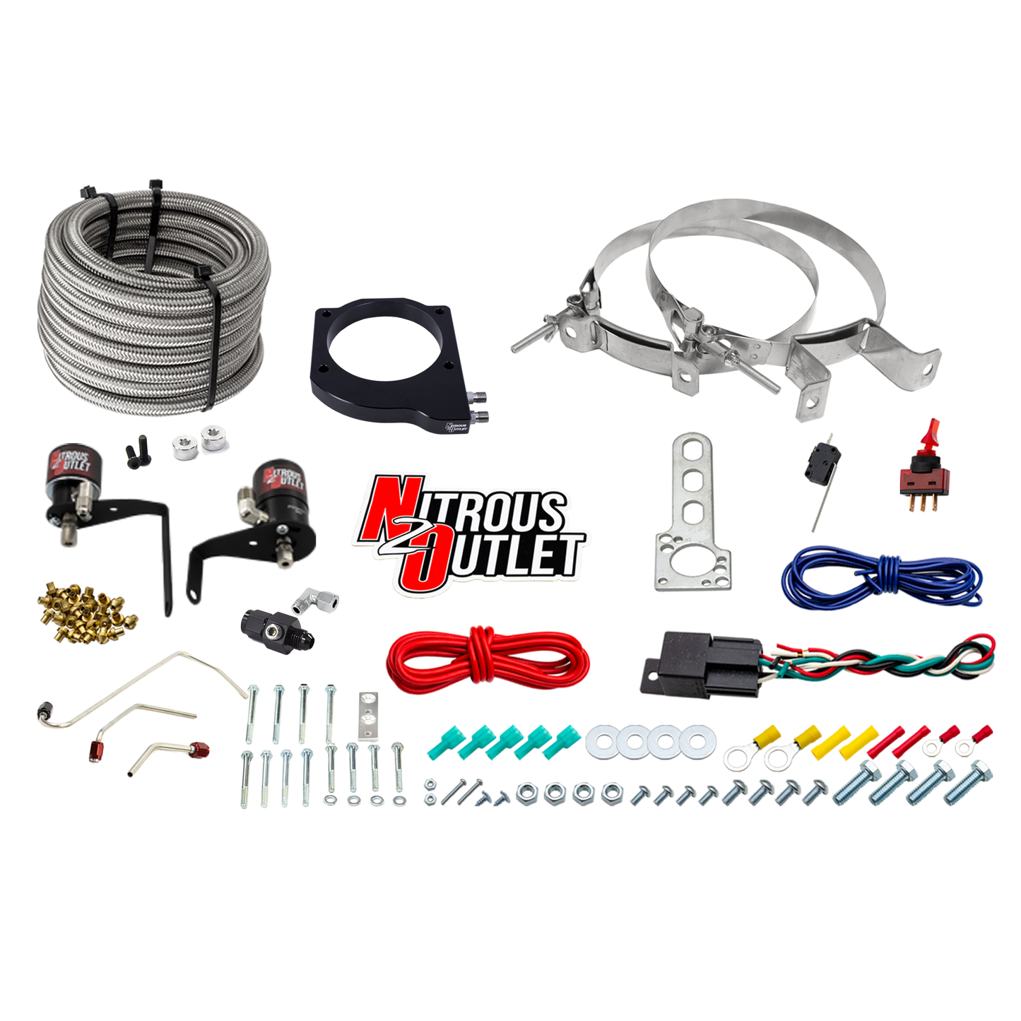 102mm FAST Intake Hard-Lined Plate System with Aftermarket Fuel Rails