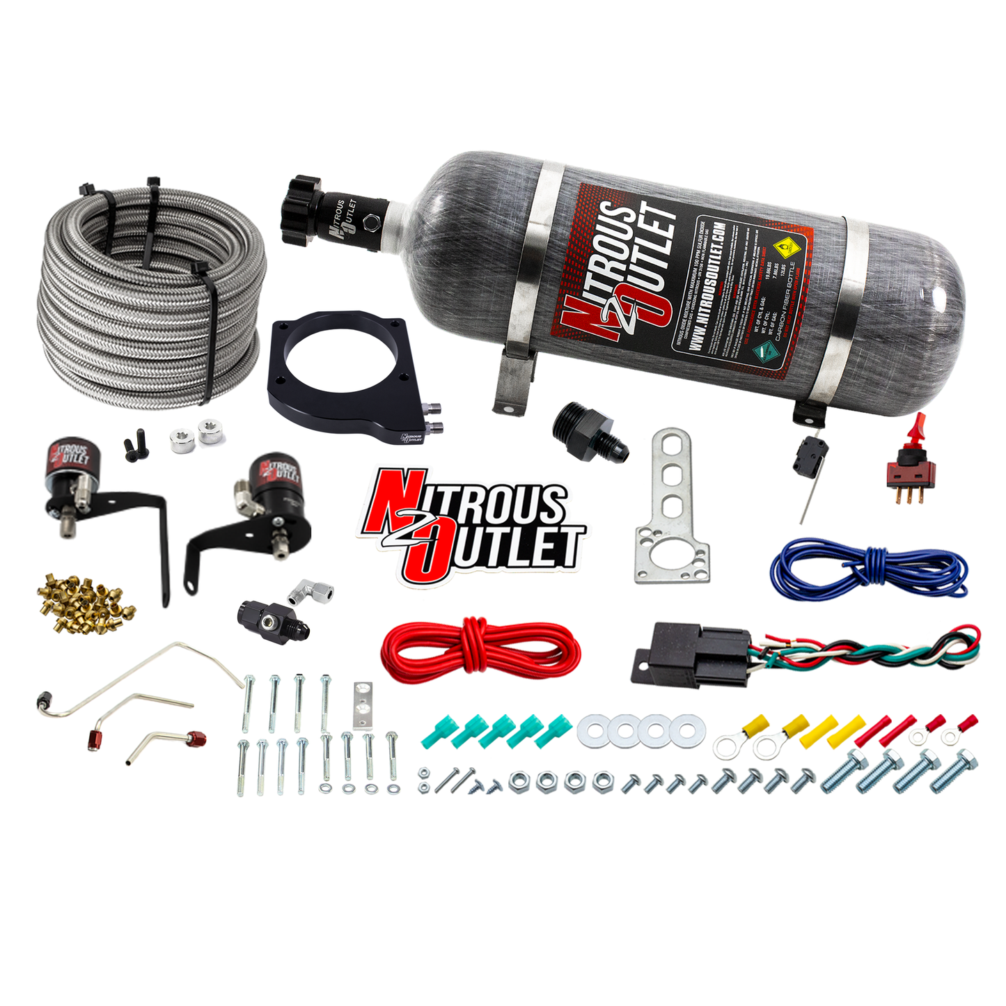 102mm FAST Intake Hard-Lined Plate System with Aftermarket Fuel Rails