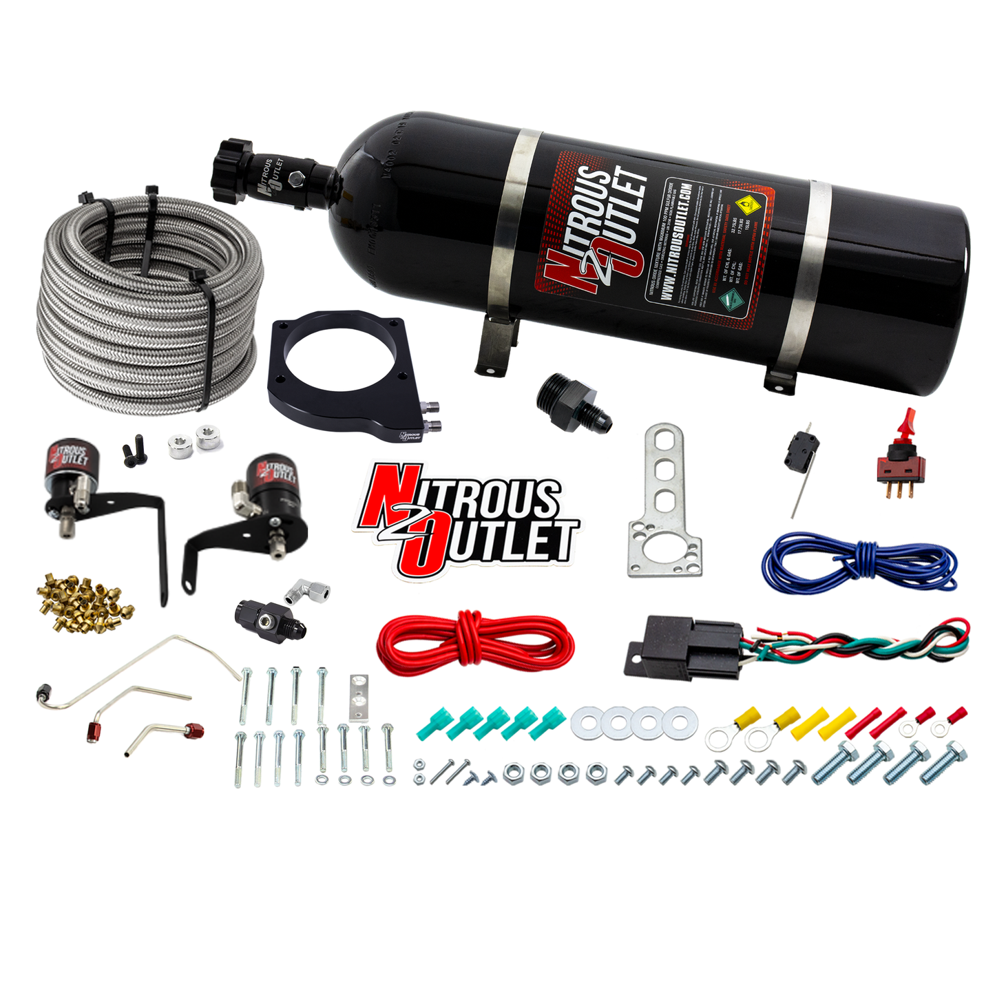 102mm FAST Intake Hard-Lined Plate System with Aftermarket Fuel Rails