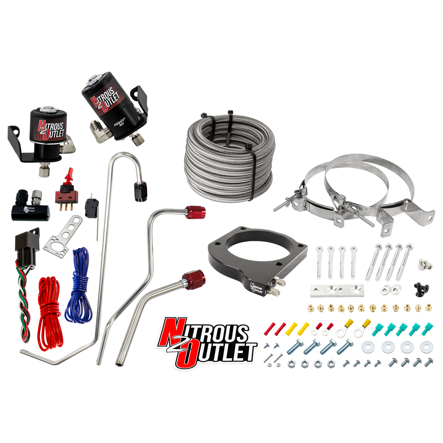 MSD Atomic AirForce LS7 Intake Hard-Lined Plate System for Aftermarket Fuel Rails