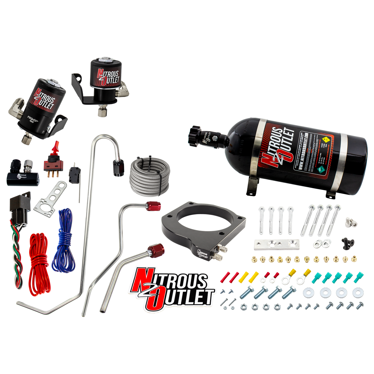 MSD Atomic AirForce LS7 Intake Hard-Lined Plate System for Aftermarket Fuel Rails