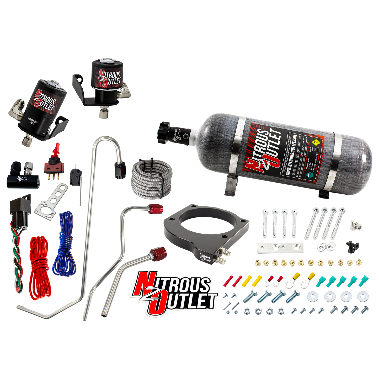 MSD Atomic AirForce LS7 Intake Hard-Lined Plate System for Aftermarket Fuel Rails