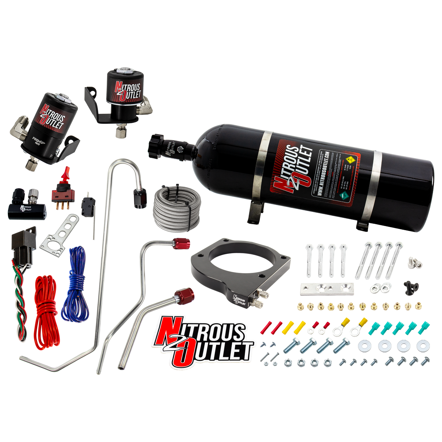 MSD Atomic AirForce LS7 Intake Hard-Lined Plate System for Aftermarket Fuel Rails