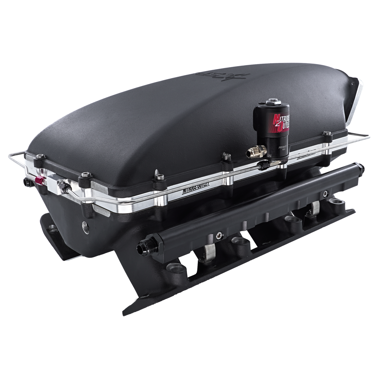 Texas Speed Titan LR-T, SR-1, SR-3, SR-7 Intake Hard-Line Spacer Plate System -Gas/E85 (5-55psi)