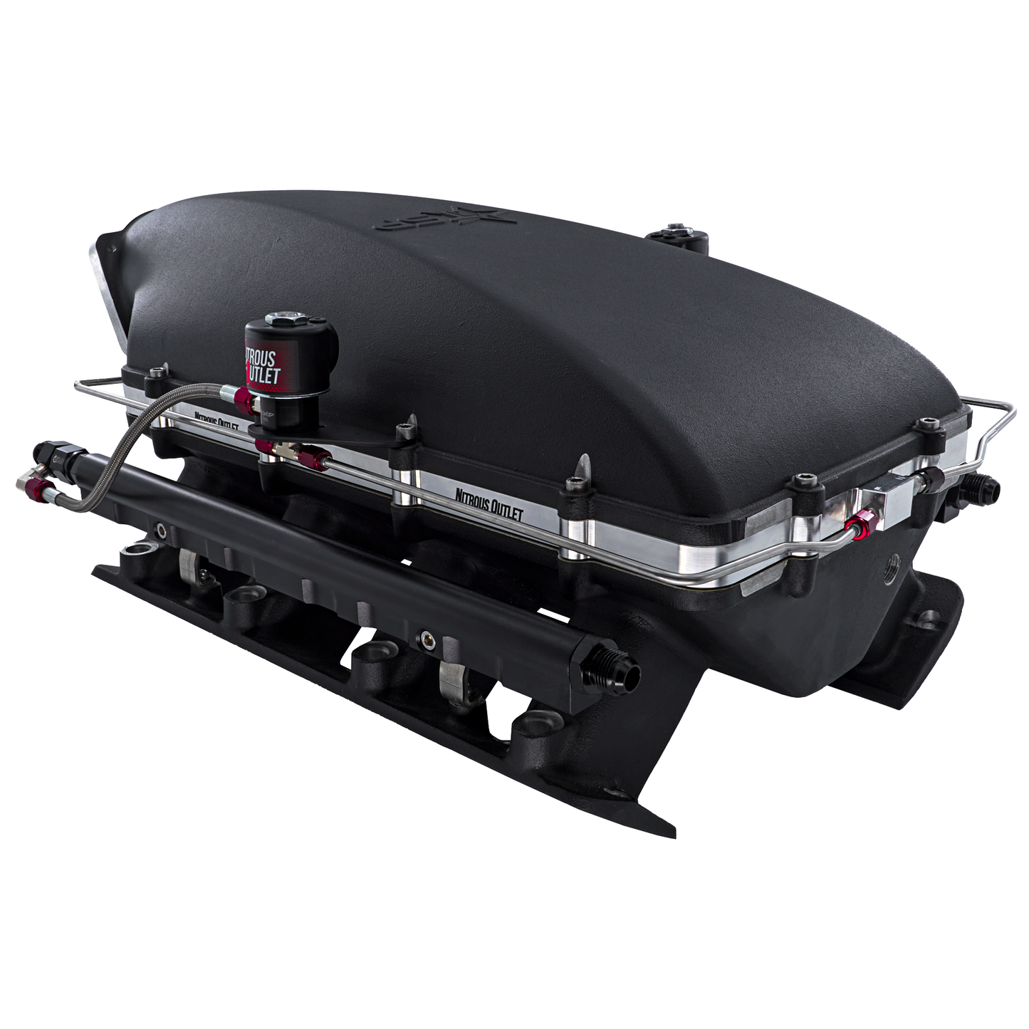 Texas Speed Titan LR-T, SR-1, SR-3, SR-7 Intake Hard-Line Spacer Plate System -Gas/E85 (5-55psi)