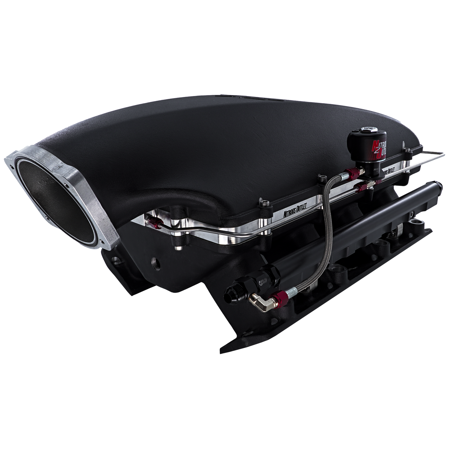 Texas Speed Titan LR-T, SR-1, SR-3, SR-7 Intake Hard-Line Spacer Plate System -Gas/E85 (5-55psi)