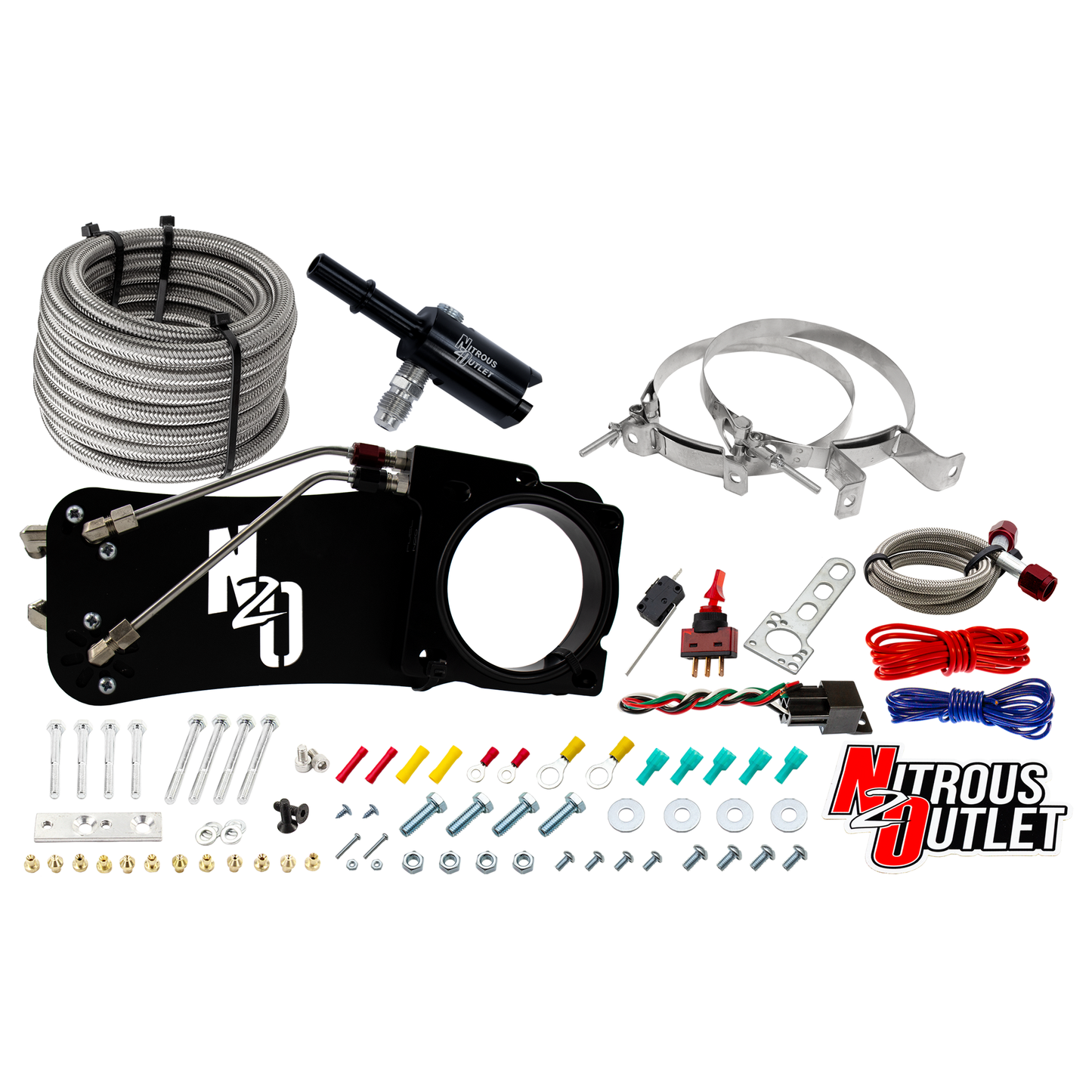 Mopar 85mm 2009-2019 Challenger / Charger/300C / 2005-2008 Magnum 5.7L Hemi Intake Hard-line Plate System