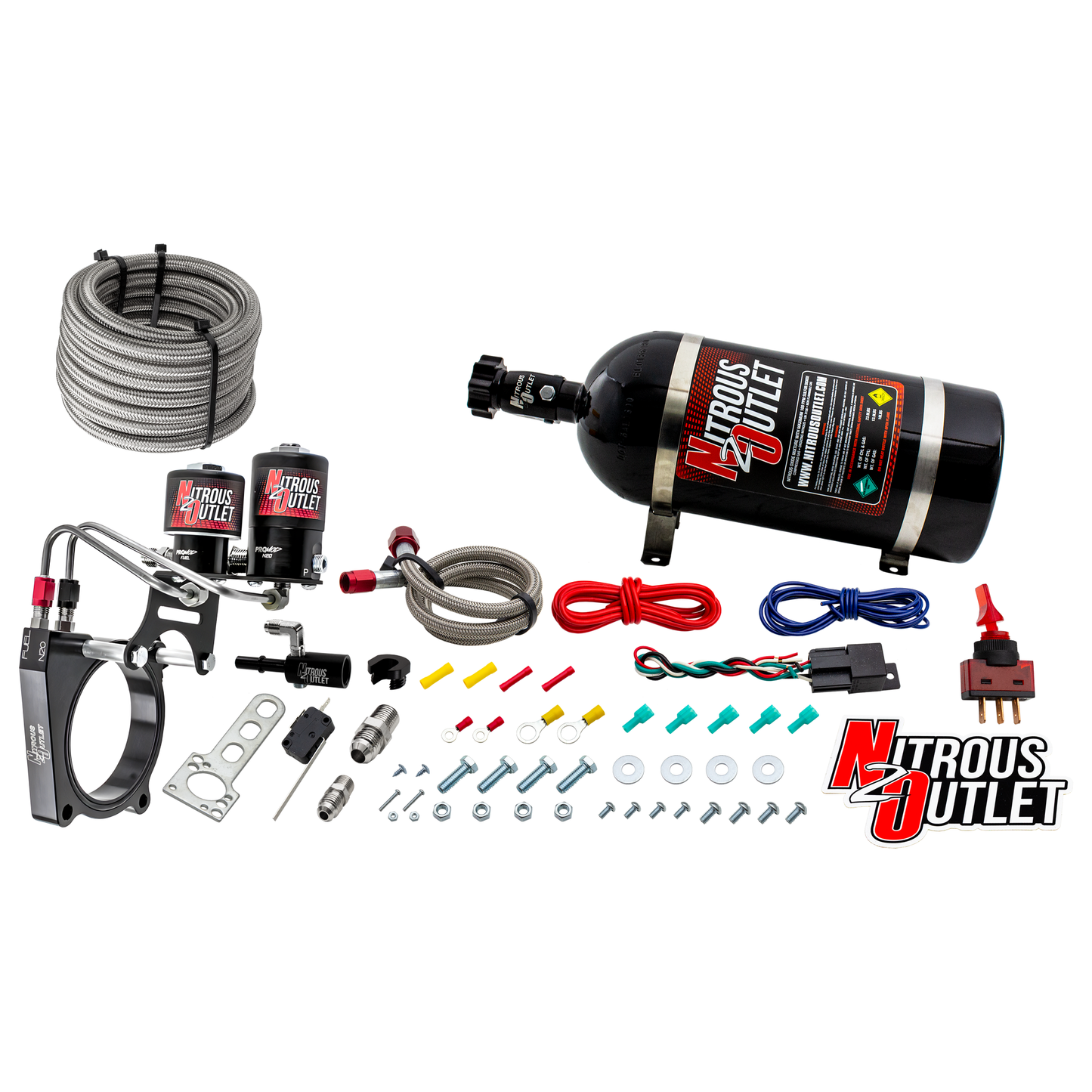 Ford Mustang GT/F-150 5.0L Hardline Nitrous Plate System (2011-17)