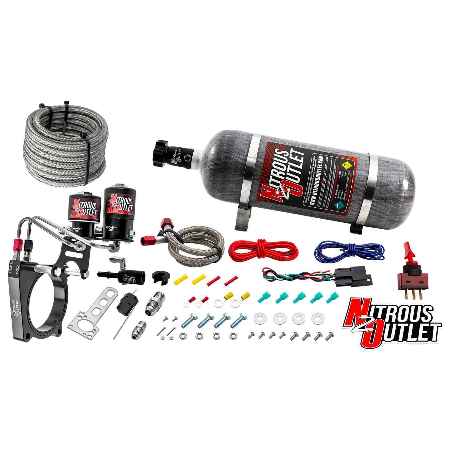 Ford Mustang GT/F-150 5.0L Hardline Nitrous Plate System (2011-17)