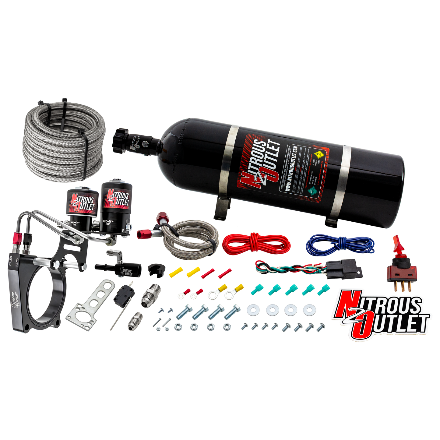Ford Mustang GT/F-150 5.0L Hardline Nitrous Plate System (2011-17)
