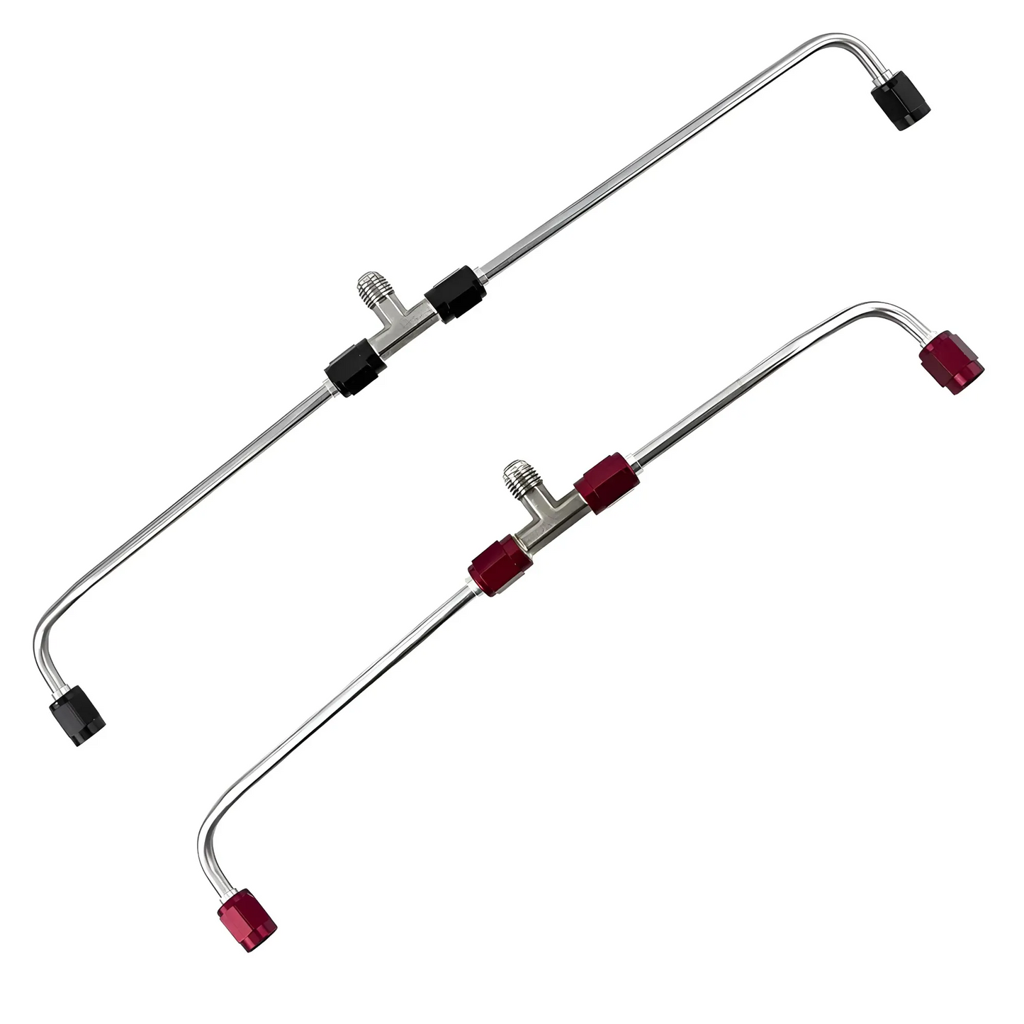 GM LS9/LSA Blower Plate System Hard Lines - Tee to Plate