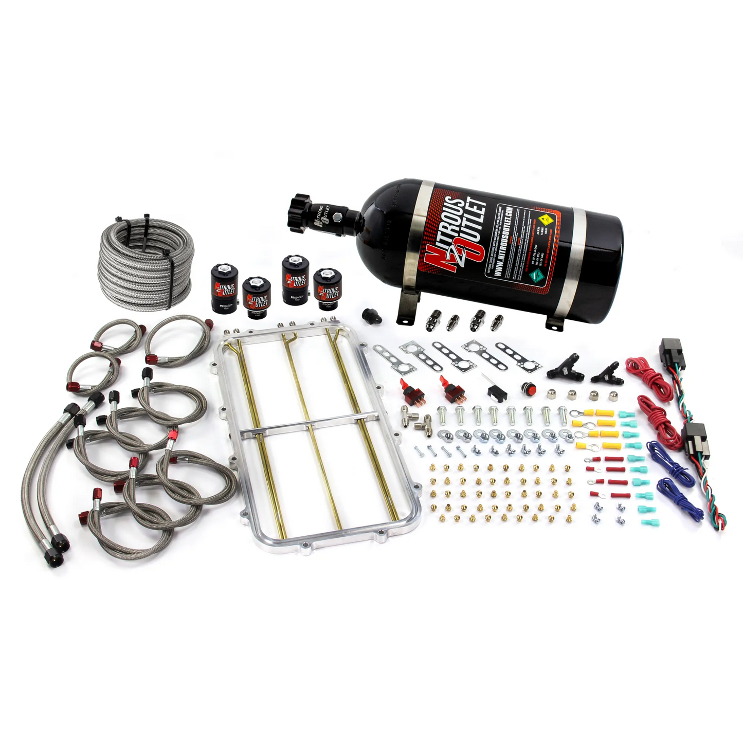 Holley Hi Ram Dual Stage Nitrous Spacer Plate System