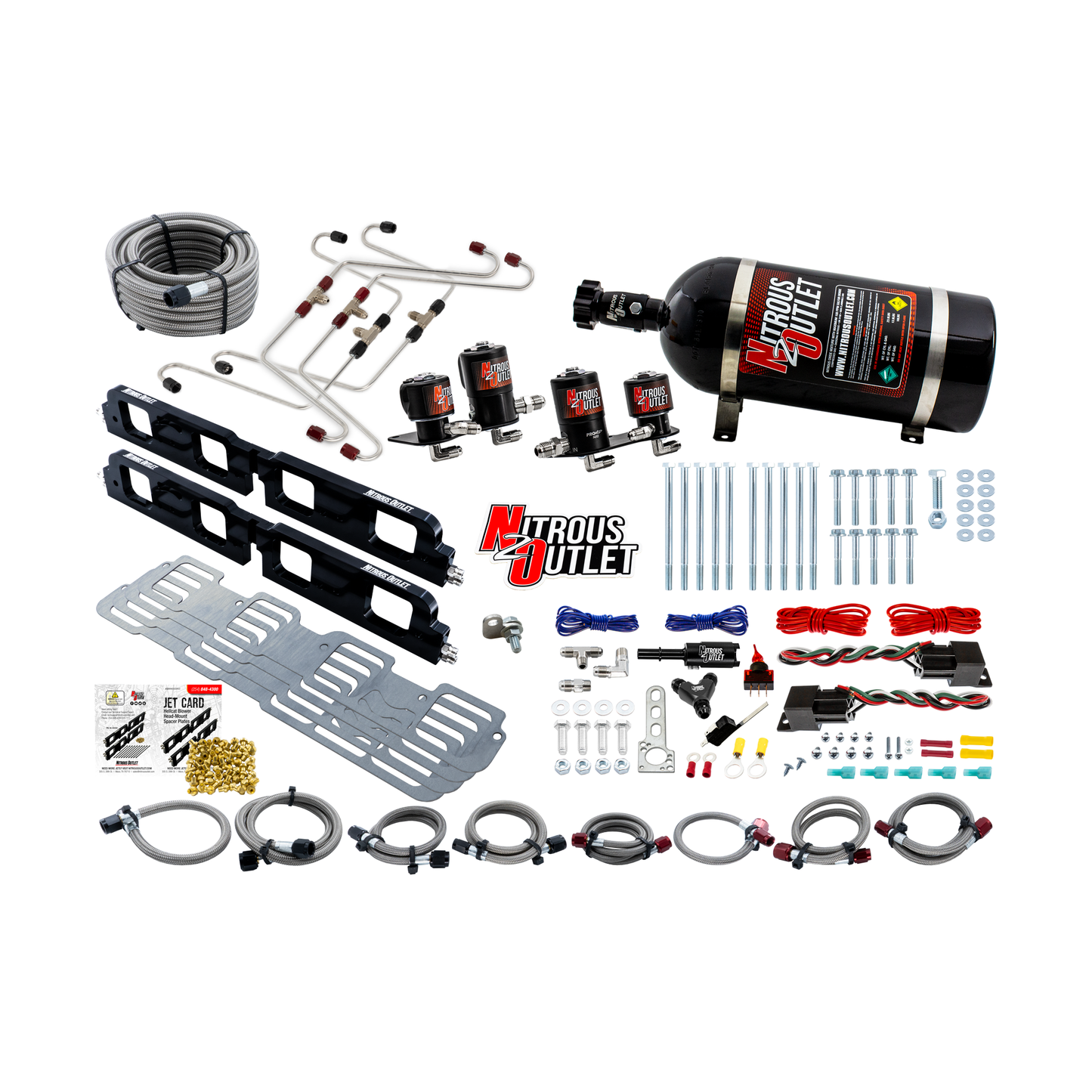 5.7, 6.1, & 6.4 2008-2023 Eagle & Apache Head Spacer Plate System – Gas/E85