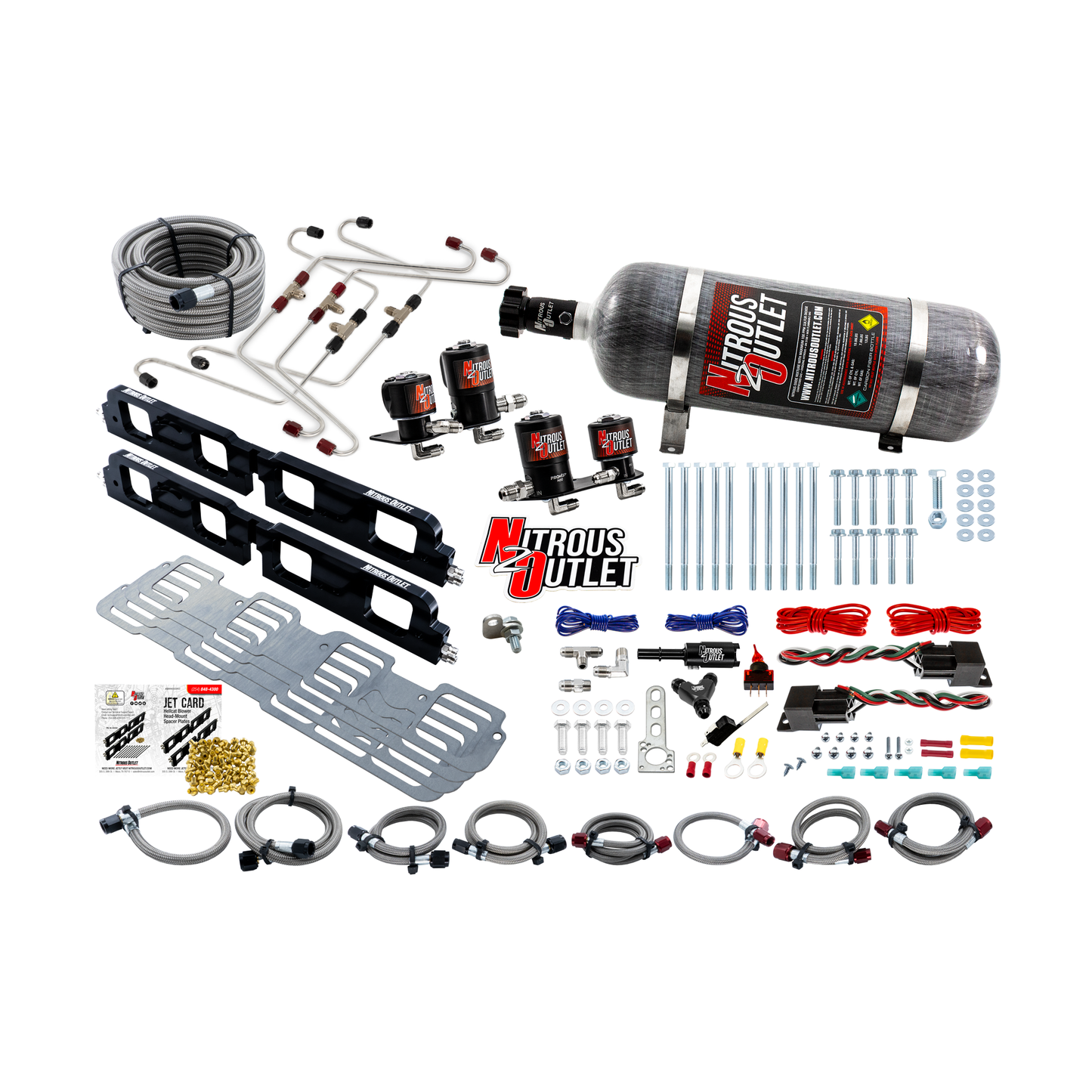 5.7, 6.1, & 6.4 2008-2023 Eagle & Apache Head Spacer Plate System – Gas/E85