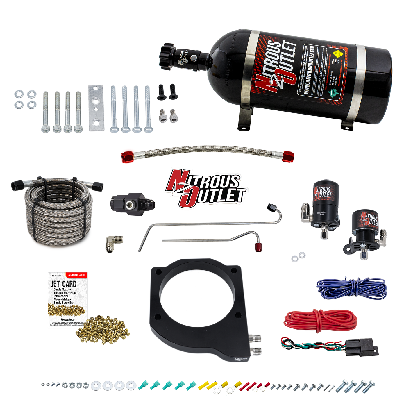 GM BTR Trinity Throttle Body Plate System - Gas/E85 (5-55 psi)(50-200hp)