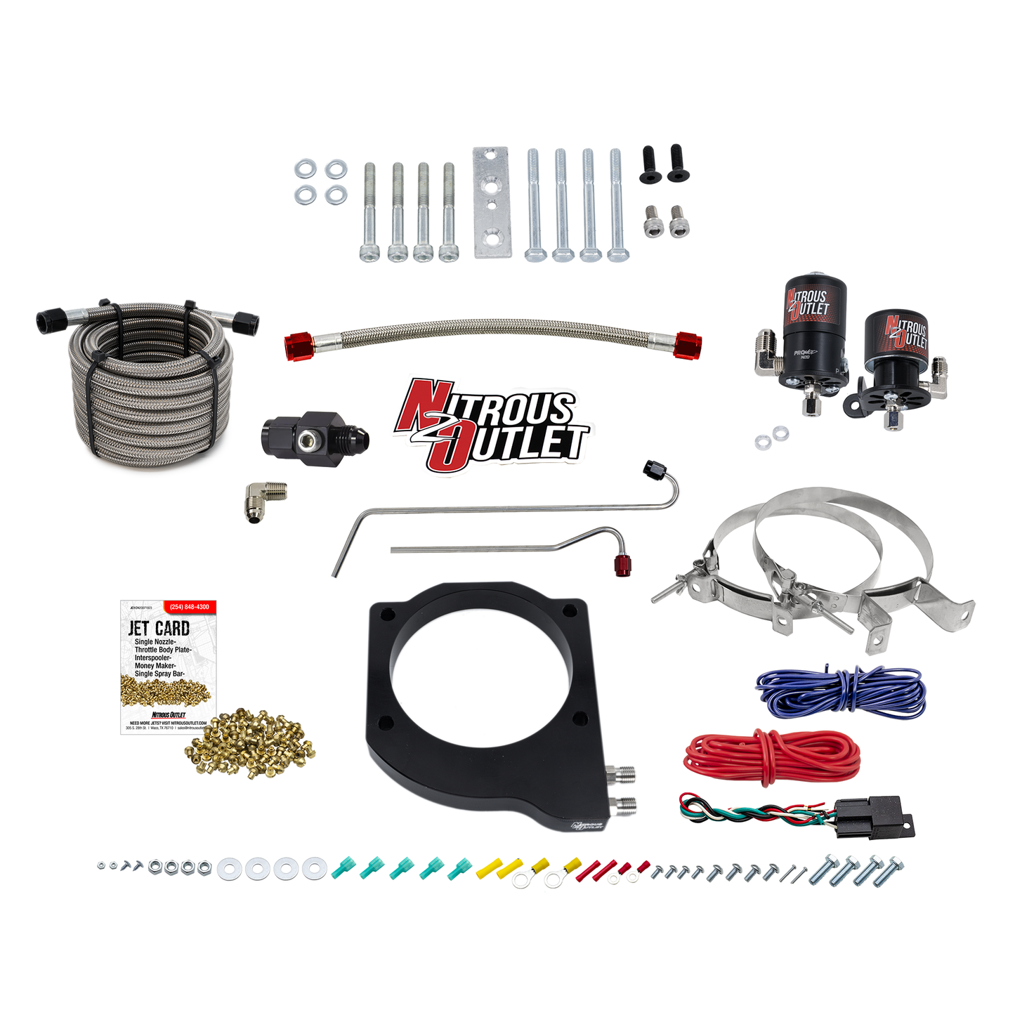 GM BTR Trinity Throttle Body Plate System - Gas/E85 (5-55 psi)(50-200hp)