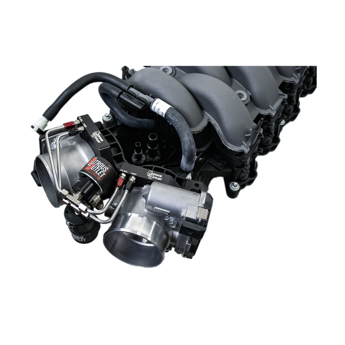 Ford 2024-2026 Mustang GT Dual Throttle Body Plate System - No Bottle, 10lb Bottle, 12lb Bottle & 15lb Bottle System