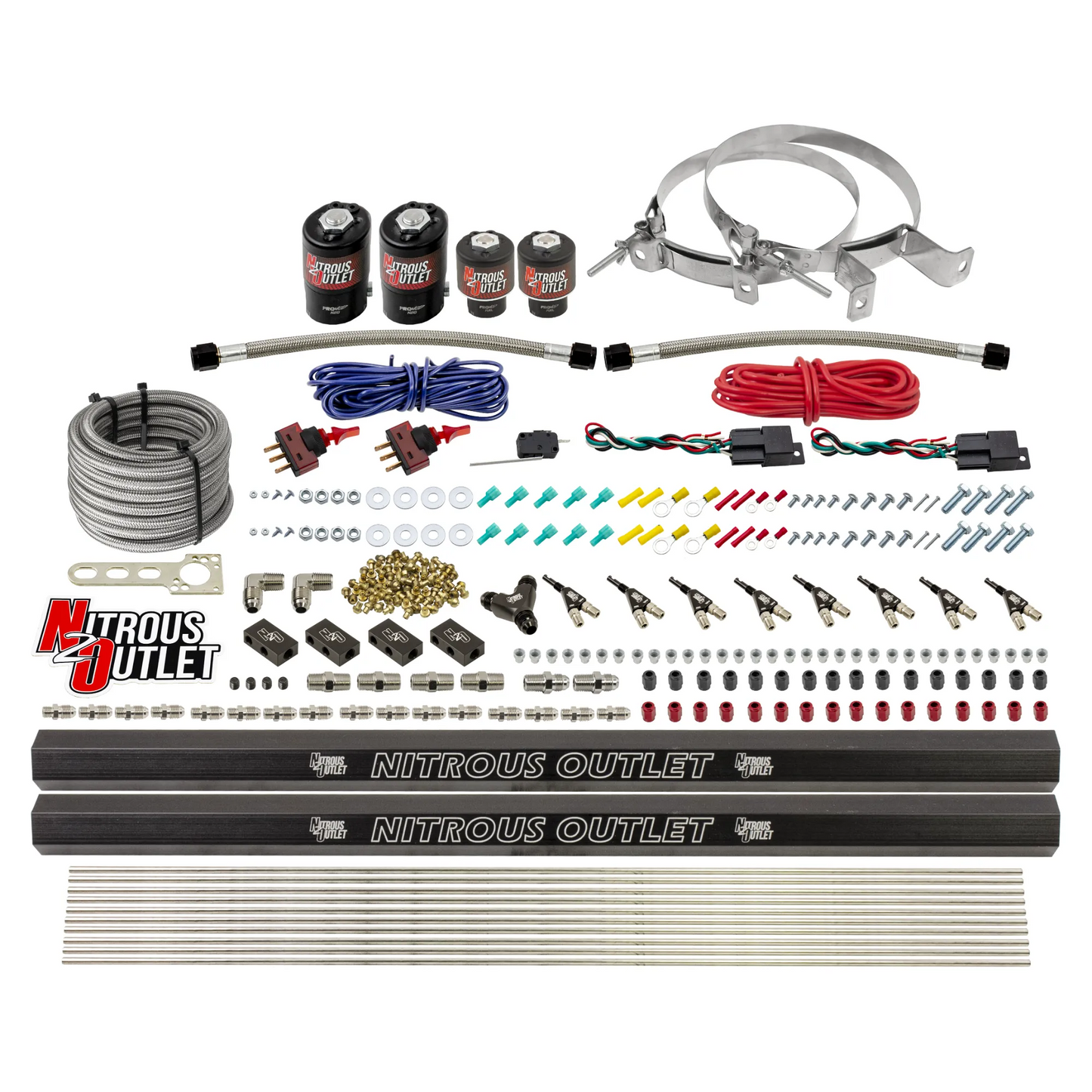 4 Cylinder 4 Solenoid Dual Stage Direct Port System With Dual Injection Rails (Methanol)