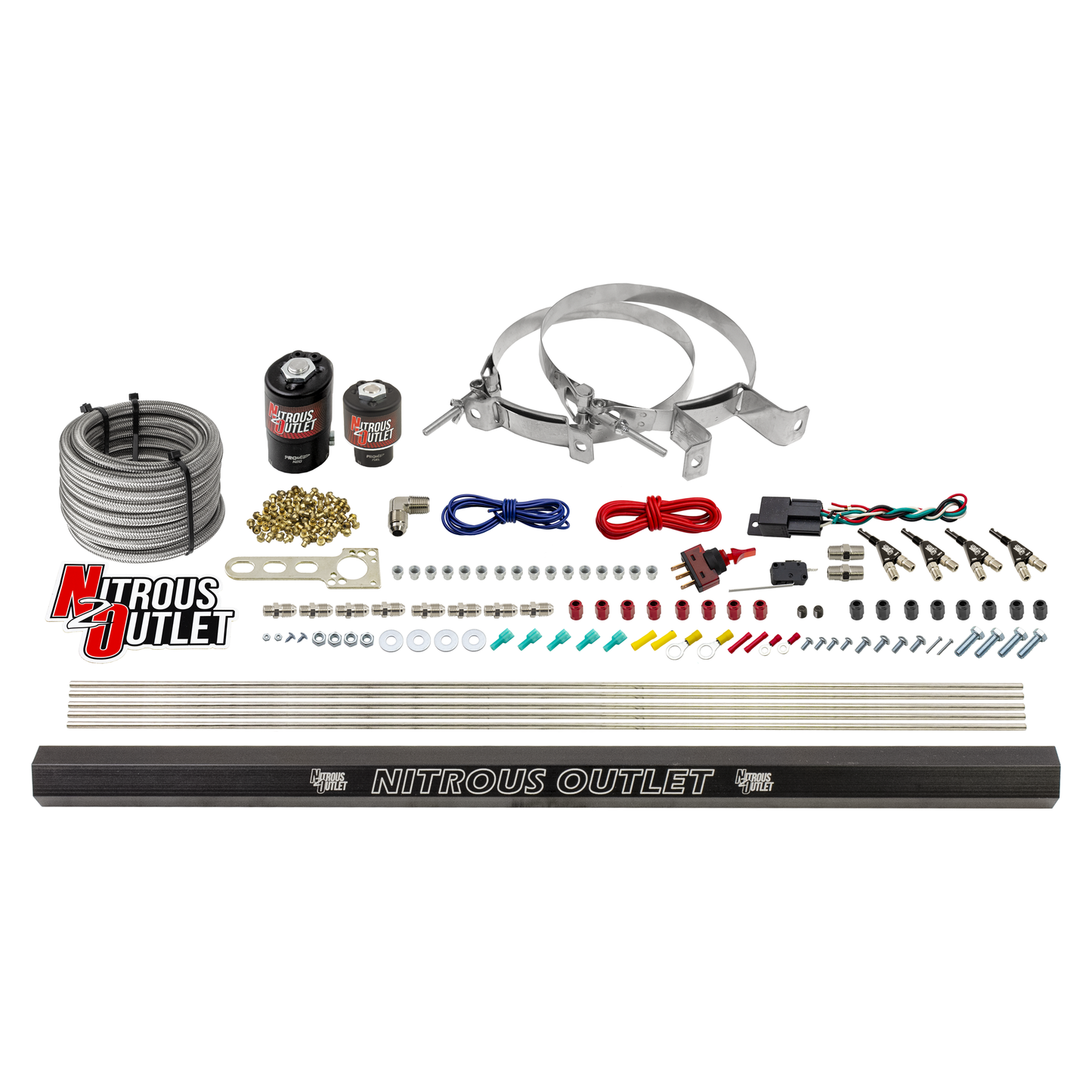 4 Cylinder 2 Solenoid Direct Port System With Single Injection Rail (E85)