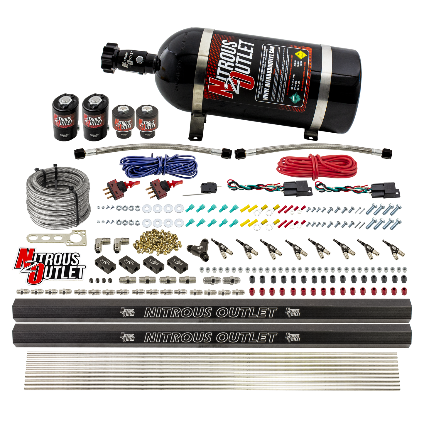 4 Cylinder 4 Solenoid Dual Stage Direct Port System With Dual Injection Rails (E85)