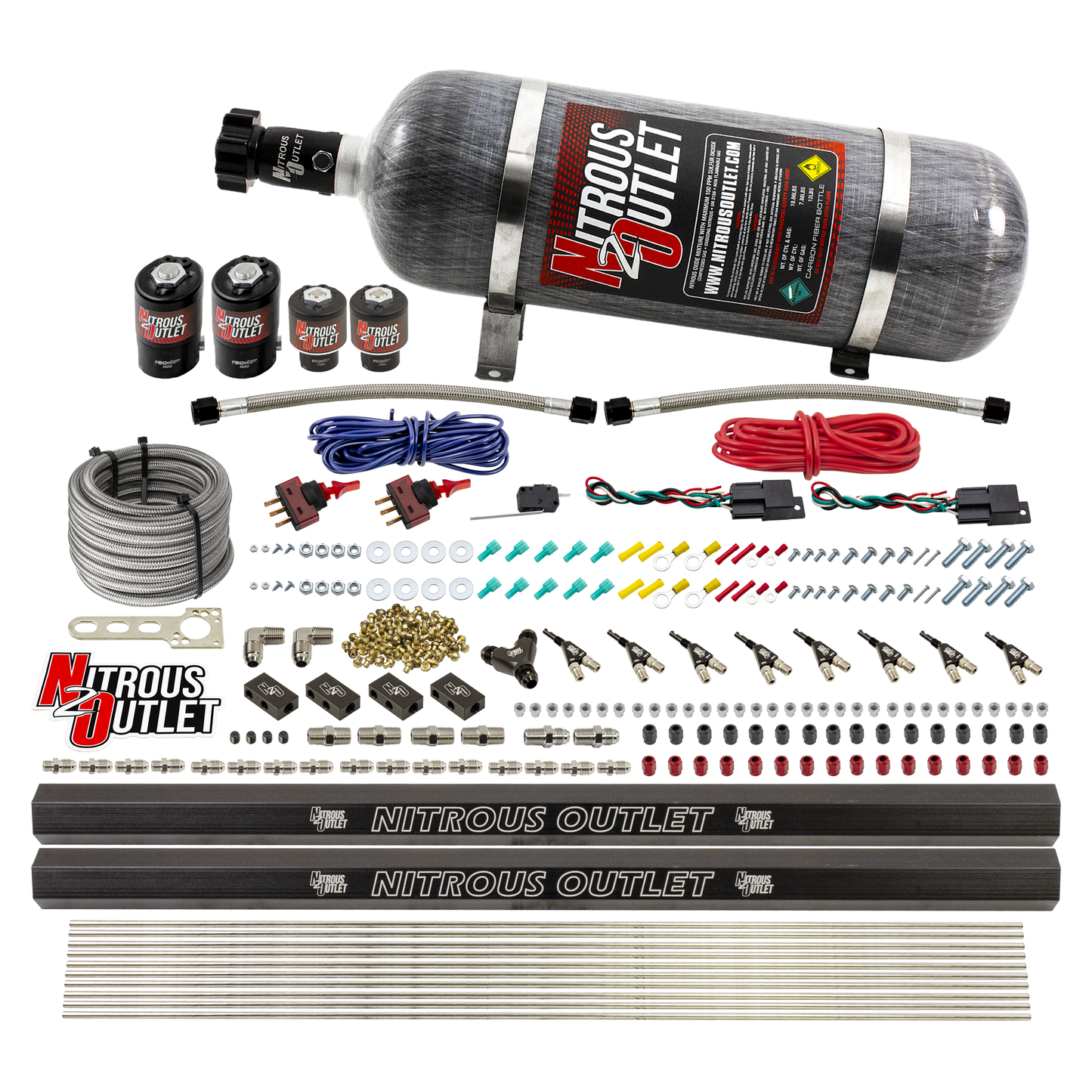 4 Cylinder 4 Solenoid Dual Stage Direct Port System With Dual Injection Rails (E85)
