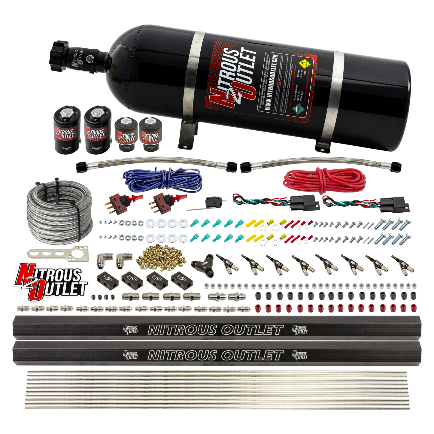 4 Cylinder 4 Solenoid Dual Stage Direct Port System With Dual Injection Rails (E85)