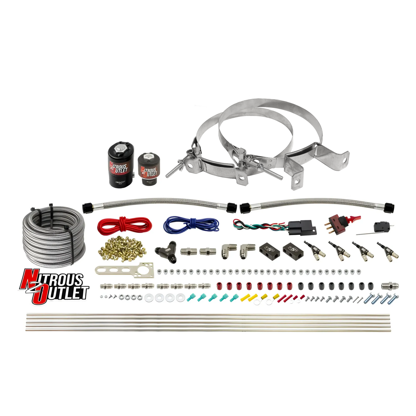 4 Cylinder 2 Solenoid Direct Port System With Distribution Blocks  (Gas) - 45-55 PSI