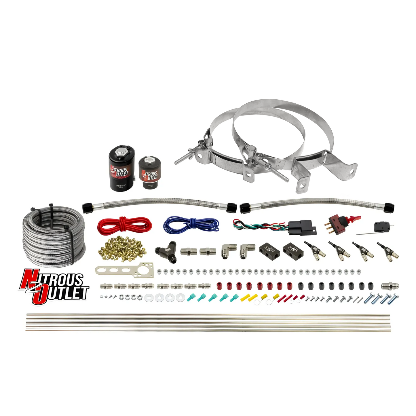 4 Cylinder 2 Solenoid Direct Port System With Single Injection Rail (E85) - 45-55 PSI