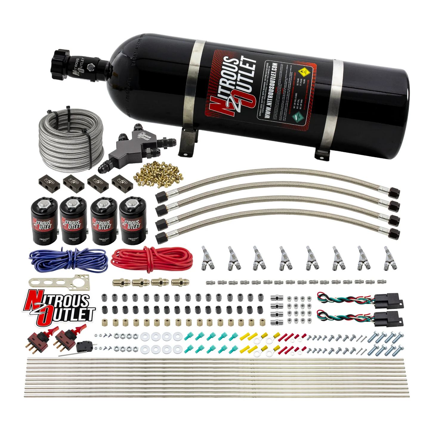 8 Cylinder Dual Stage Dry Direct Port System - .112 Nitrous