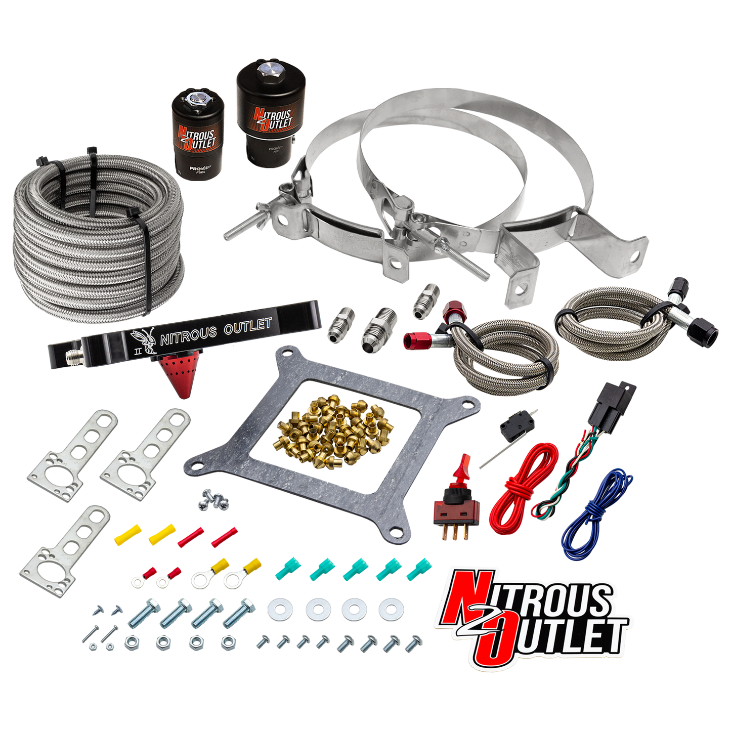 Stinger 2 Race Wet 4150 Nitrous Plate System