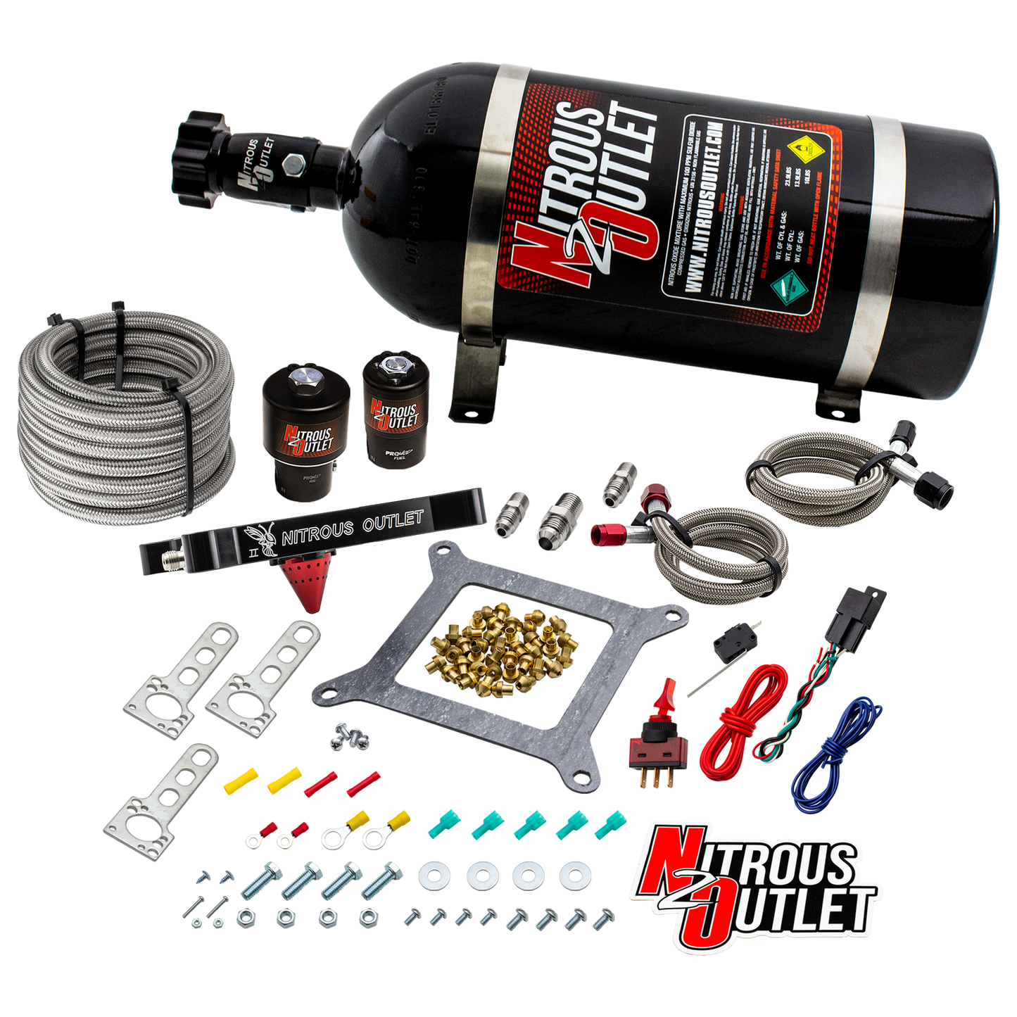 Stinger 2 Race Wet 4150 Nitrous Plate System