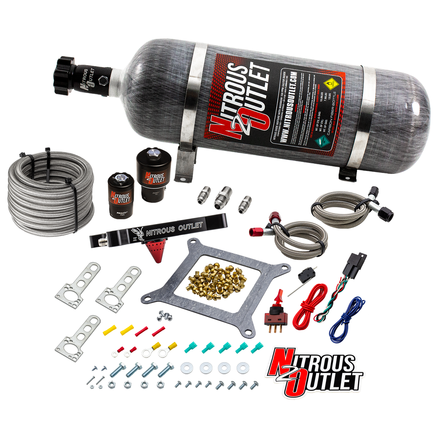 Stinger 2 Race Wet 4150 Nitrous Plate System