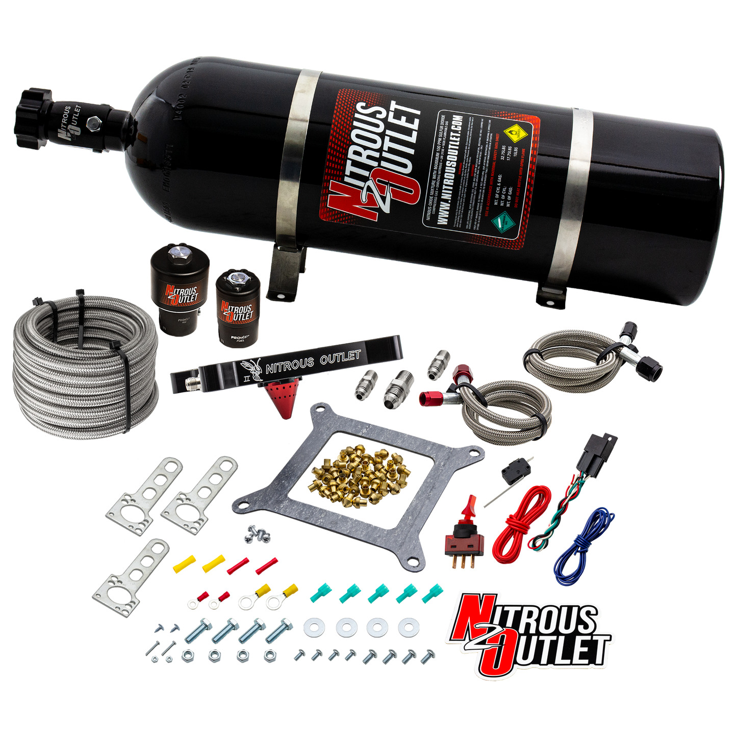 Stinger 2 Race Wet 4150 Nitrous Plate System