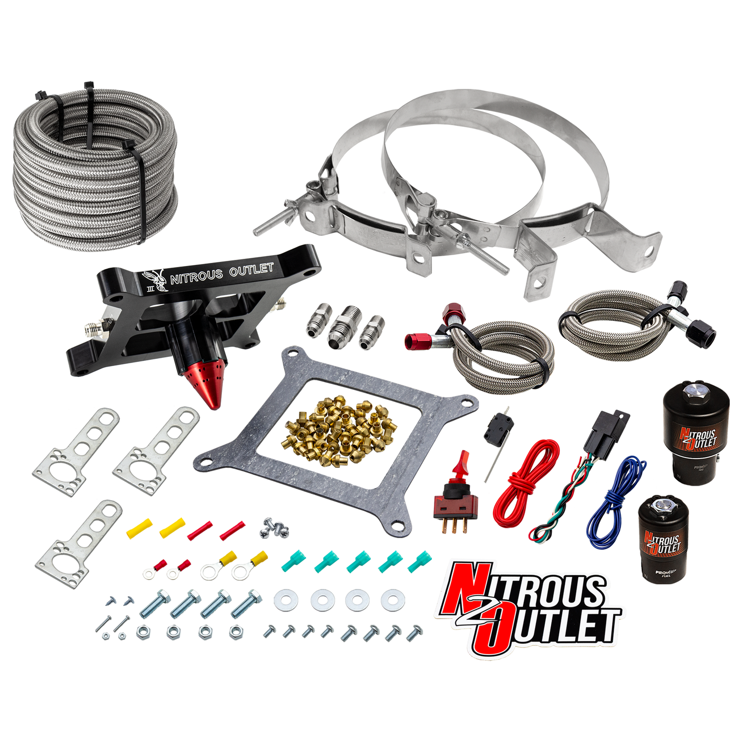 Stinger 3 Race Wet 4150 Nitrous Plate System