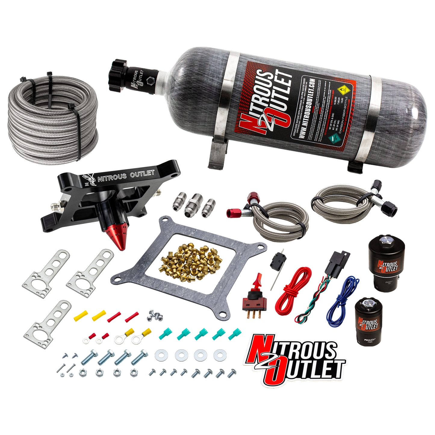 Stinger 3 Race Wet 4150 Nitrous Plate System