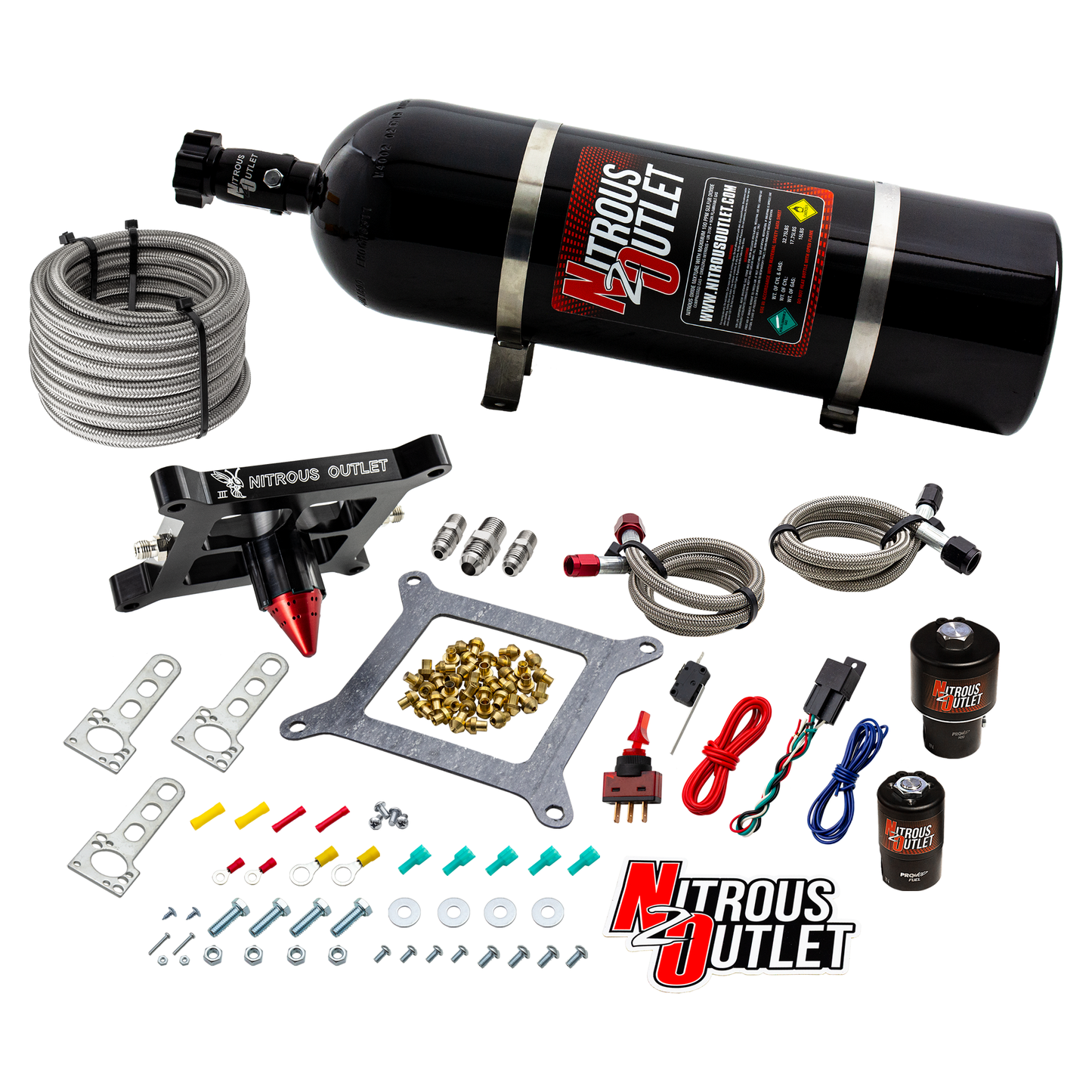Stinger 3 Race Wet 4150 Nitrous Plate System