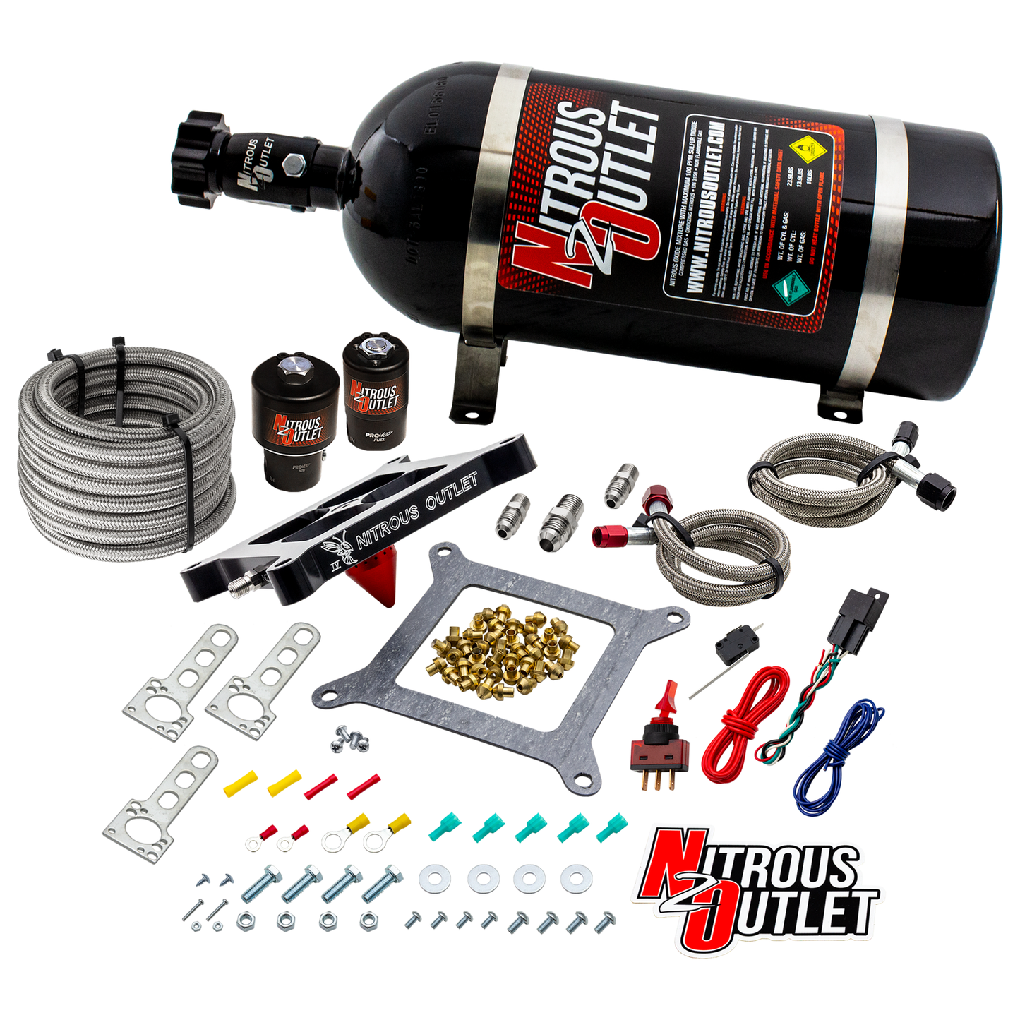 Stinger 4 Race Wet 4150 Nitrous Plate System