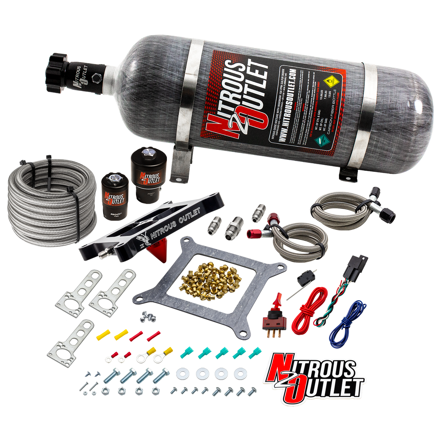 Stinger 4 Race Wet 4150 Nitrous Plate System