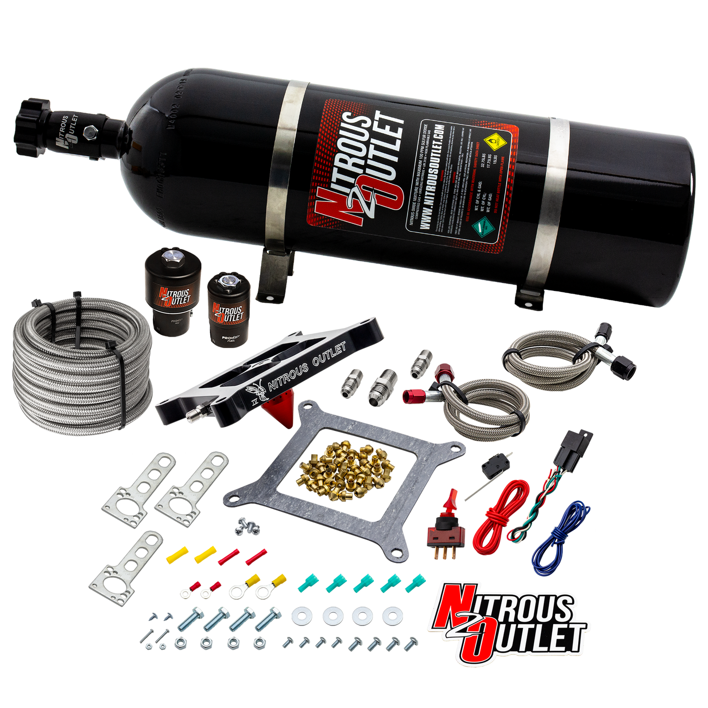 Stinger 4 Race Wet 4150 Nitrous Plate System
