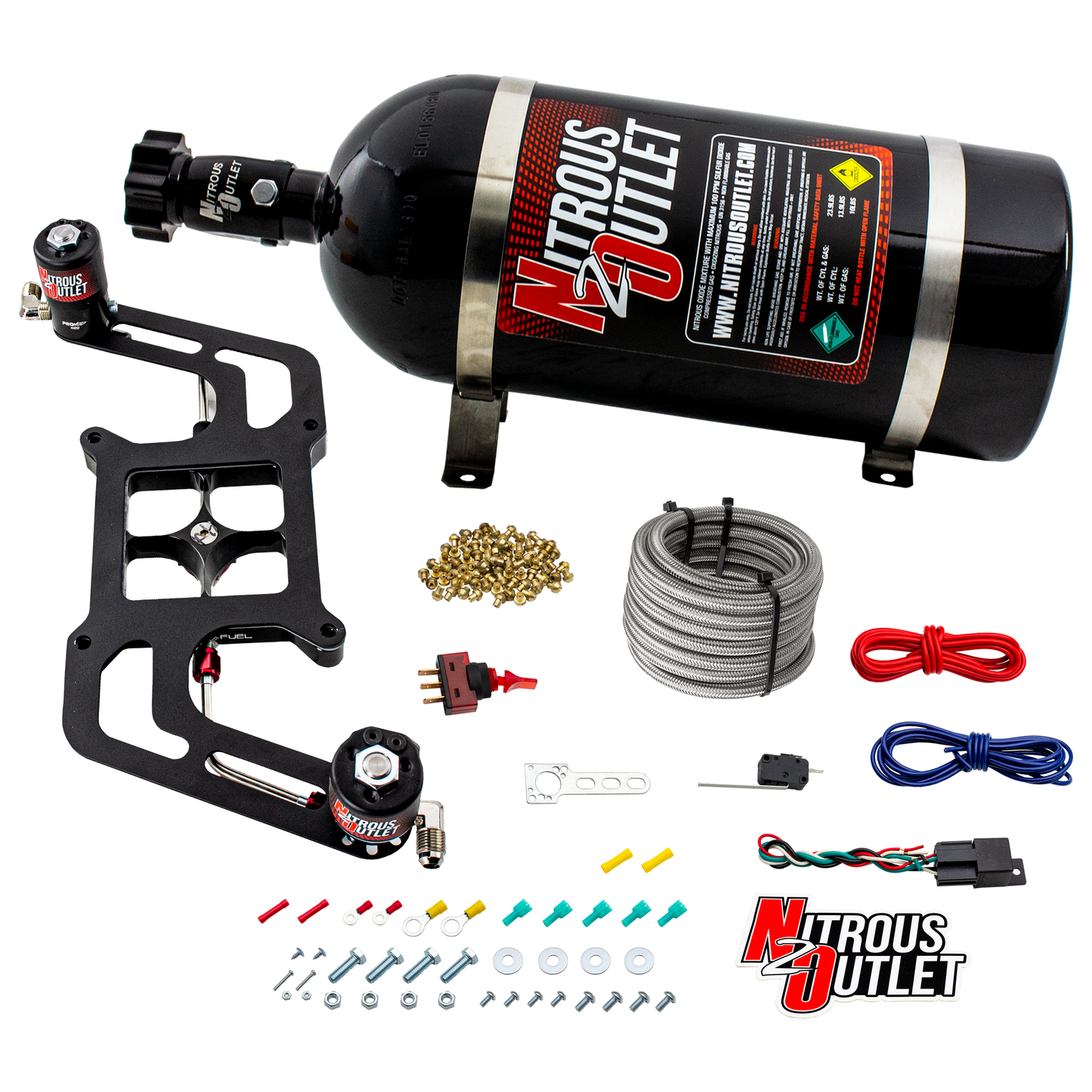 Stinger 2 Standard Wet 4150 Boomerang Nitrous Plate System