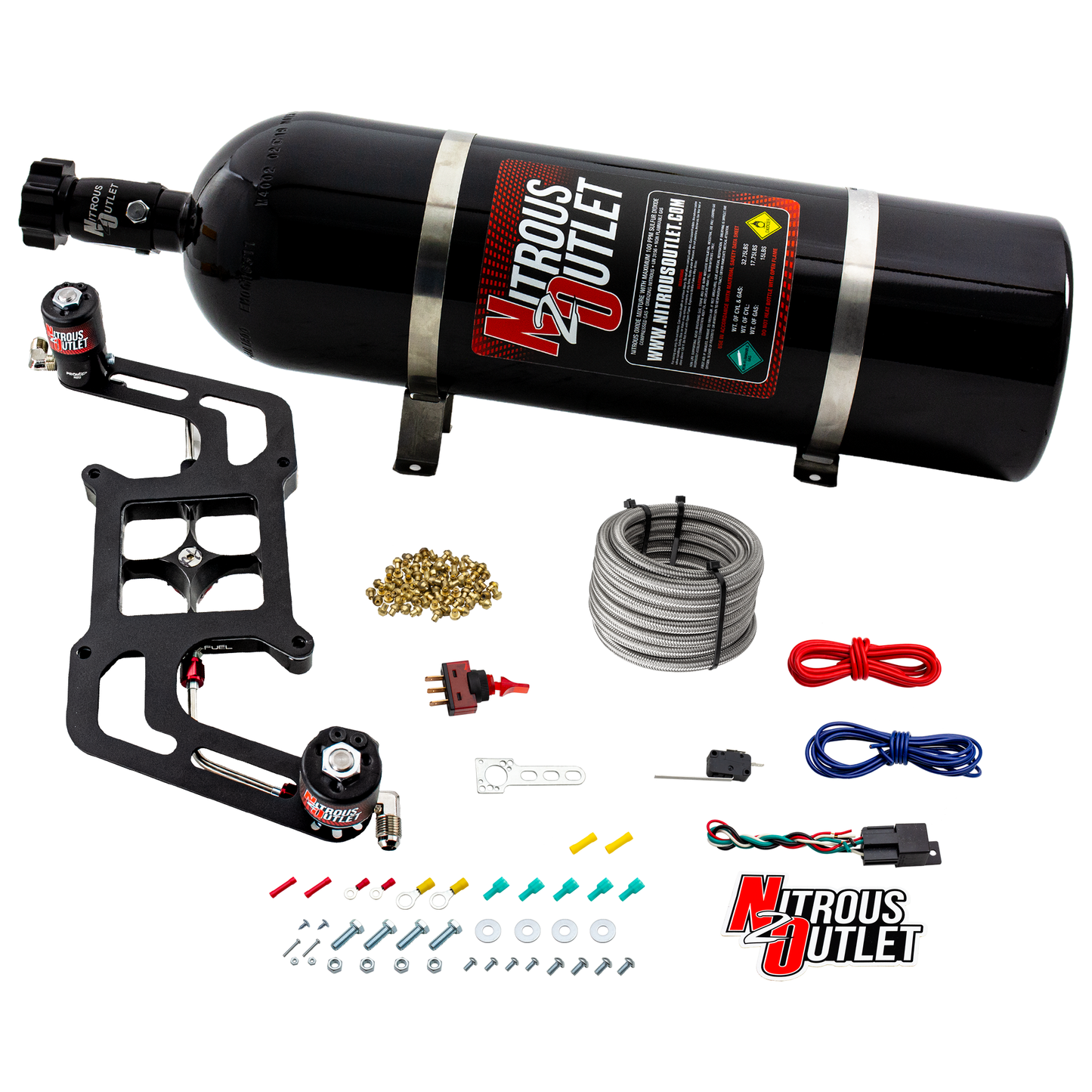 Stinger 2 Standard Wet 4150 Boomerang Nitrous Plate System