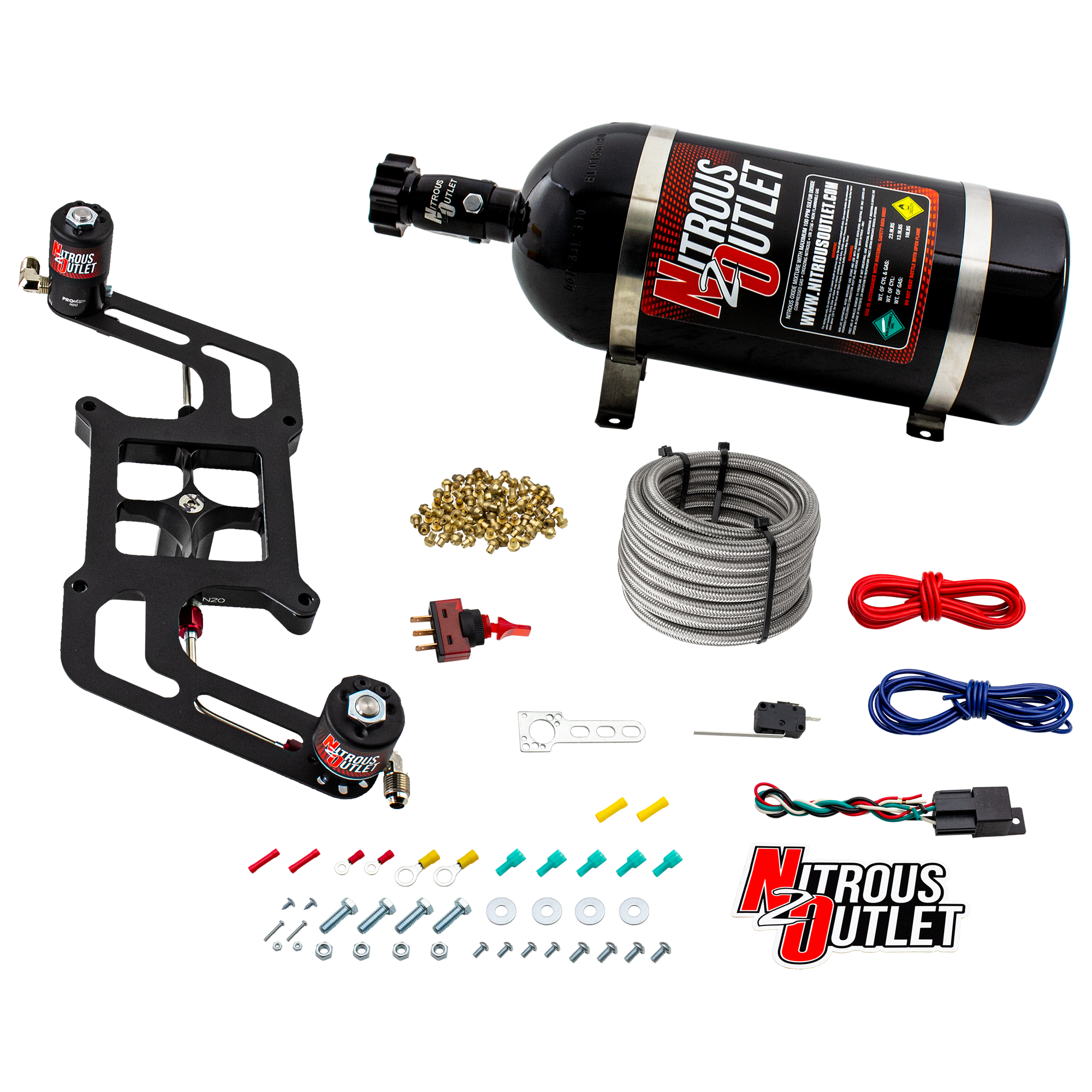 Stinger 3 Standard Wet 4150 Boomerang Nitrous Plate System