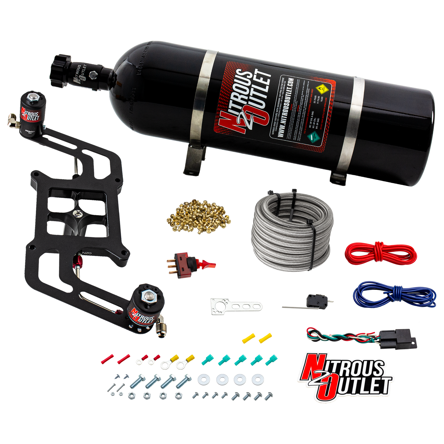 Stinger 3 Standard Wet 4150 Boomerang Nitrous Plate System