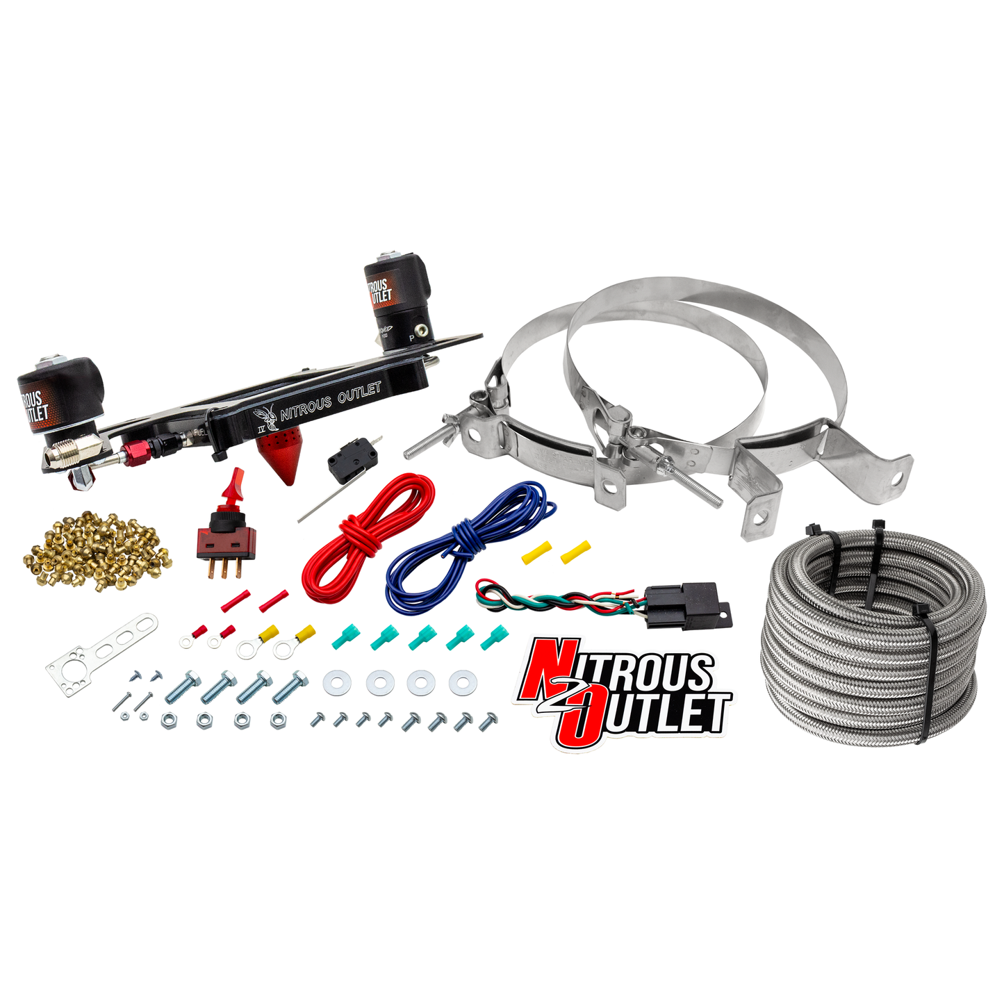Stinger 4 Standard Wet 4150 Boomerang Nitrous Plate System